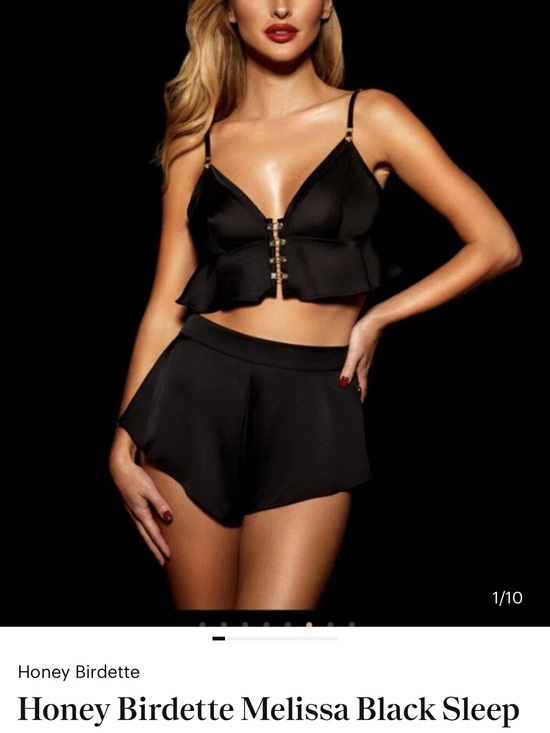 Honey Birdette Other - Honey Birdette Melissa Black Shorts Large